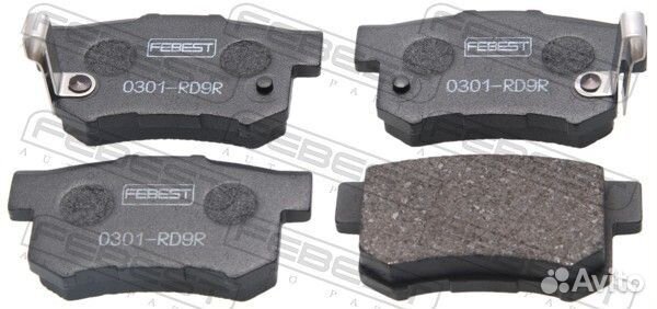 Колодки тормозные задние honda civic hybrid FD3