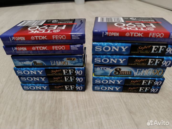 Аудиокассеты новые запечатанные sony