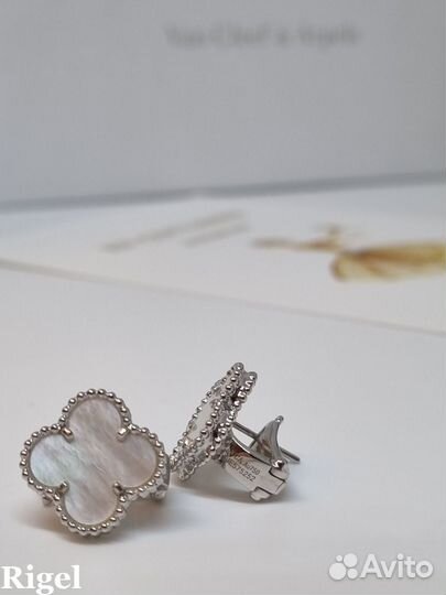 Серьги van cleef