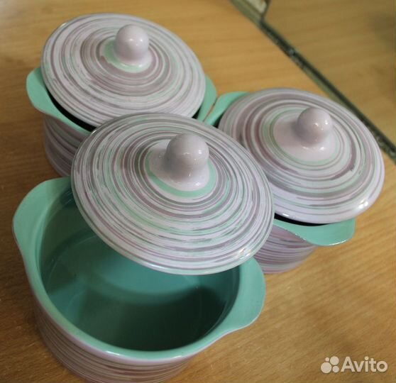 Горшочек керамический 0,5л, лаванда