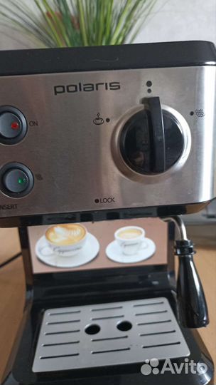 Кофеварка рожковая polaris, кофемолка moulinex,бу