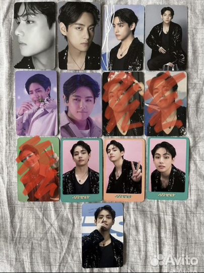 Карты dicon bts Тэхен