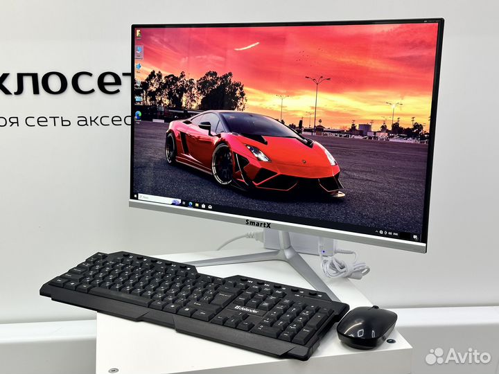 Моноблок 24 дюйма Core i5 SSD 256Gb озу 8Гб