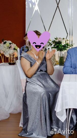 Вечернее платье 48 размер бу