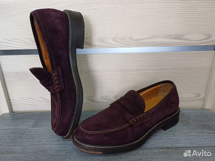 40р. Santoni. Оригинальные лоферы