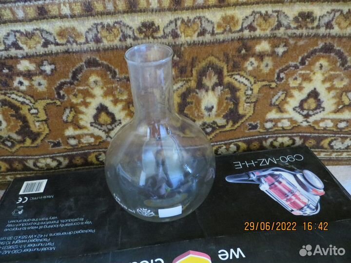 Колба стеклянная 2 литра