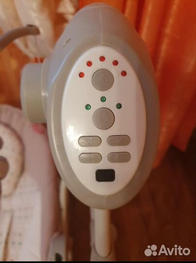 Детские электронные качели шезлонг