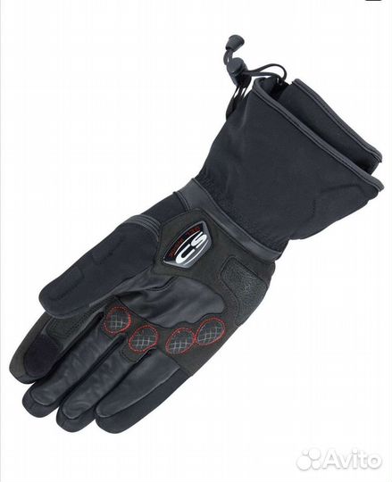 Мото перчатки тёплые, размер L/9