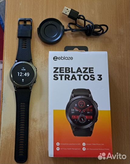 Смарт часы Zeblaze Stratos 3