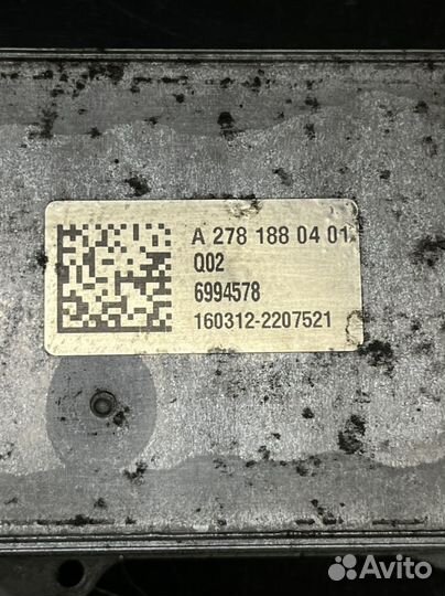 Теплообменник масляный мерселес w218 cls500 m278