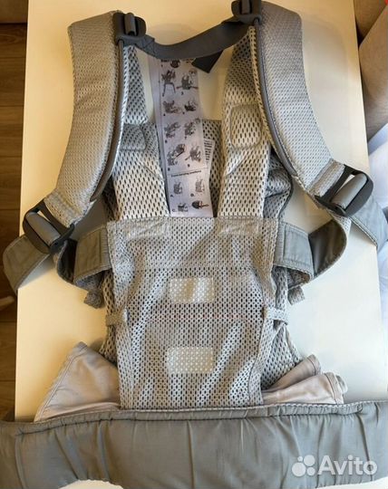 Эргорюкзак babybjorn one air mesh silver