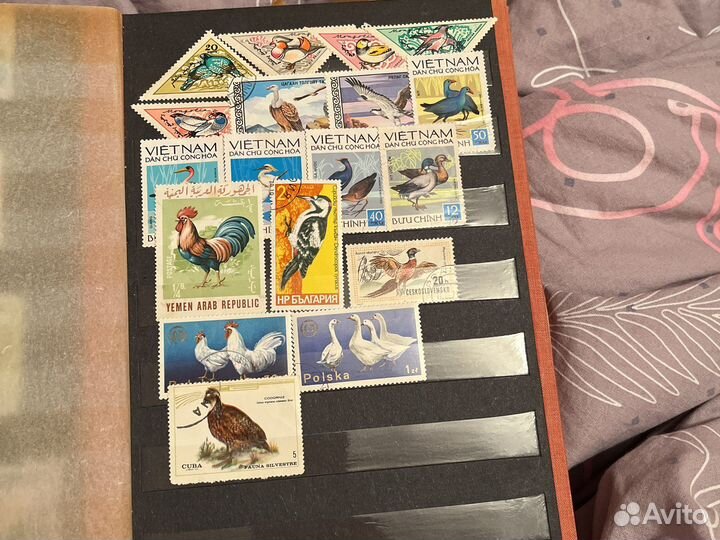 Альбом с Монгольскими марками и СССР