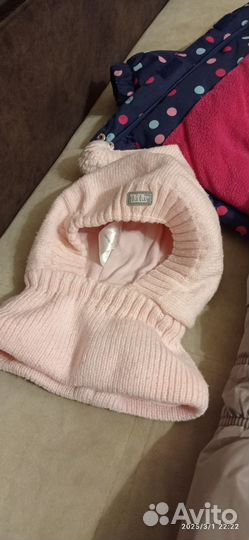 Зимний костюм для девочки 86