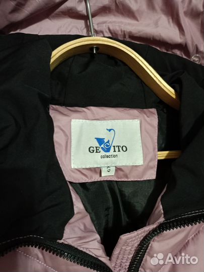 Пуховик женский 42 размер, розовый