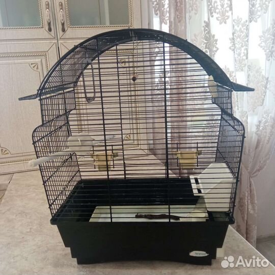 Клетка для птиц со всеми допниками, бу