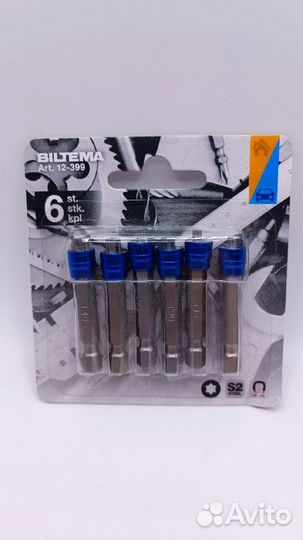 Магнитные биты Torx, 50 мм, 6 частей