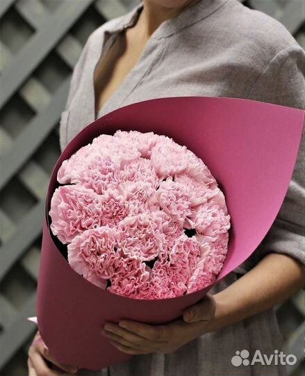 Доставка 19 нежных диантусов №471