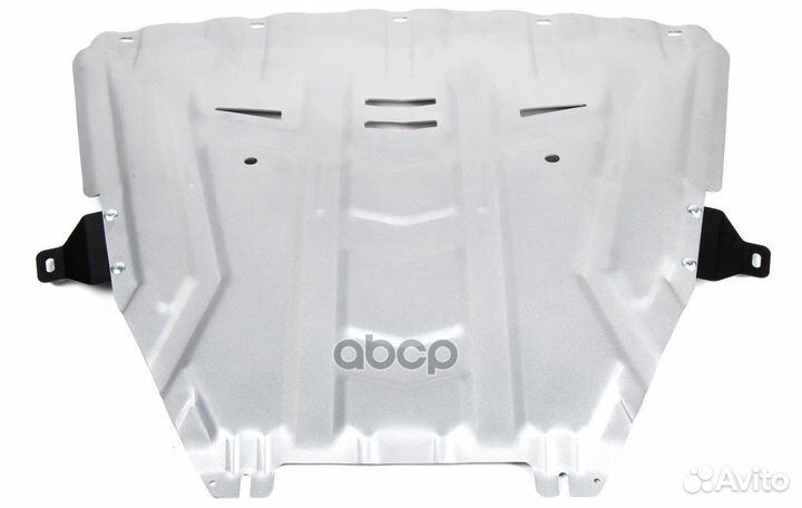 Защита картера + кпп без крепежа rival Алюмин