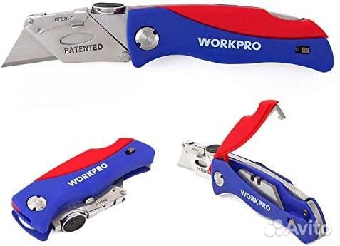 Нож строительный workpro