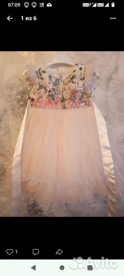 Платье для девочки 92