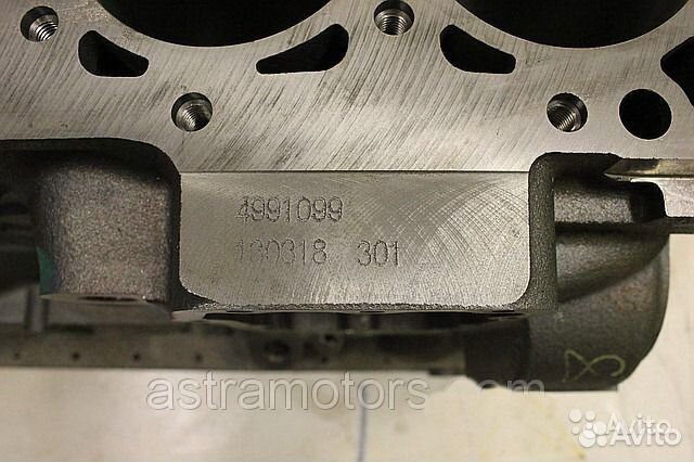 Блок цилиндров Cummins 6ISBe QSB 6.7