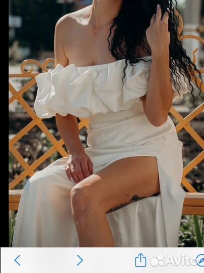 Свадебное платье и туфли