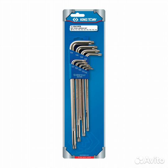 Набор Г-образных torx king tony