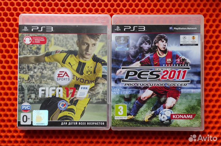 FIFA 17 и PES 11 для PS3