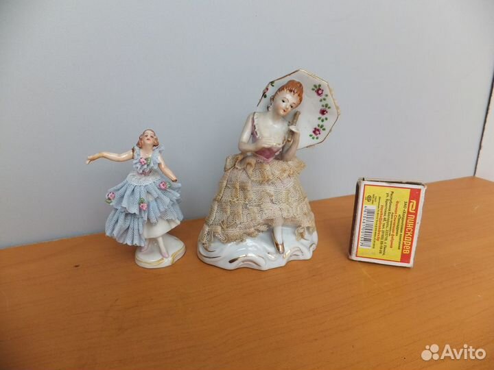 Старинные Статуэтки Балерина Dresden Германия