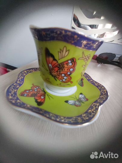 Кофейная чашка с блюдцем
