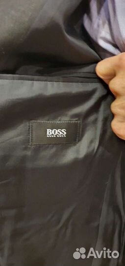 Пиджак hugo boss лен 100