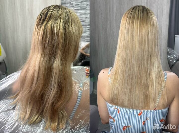 Кератиновое выпрямление волос/Ботокс