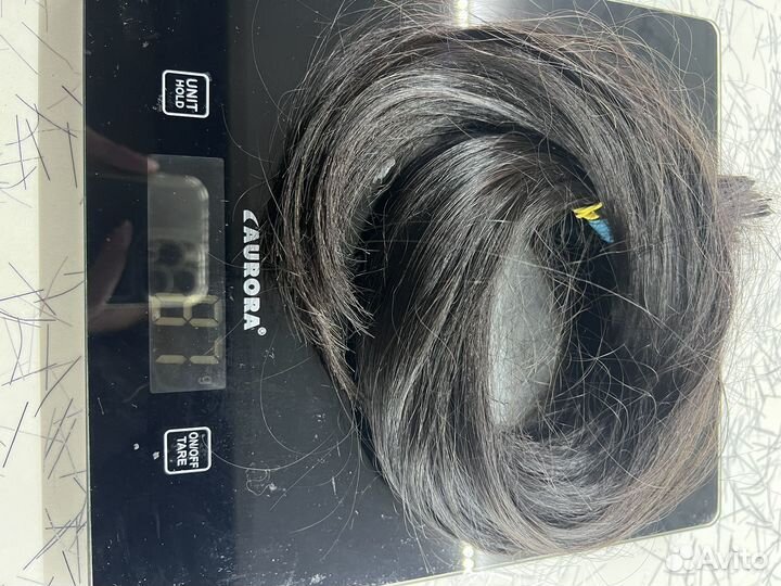 Волосы для наращивания натуральные бу 60см