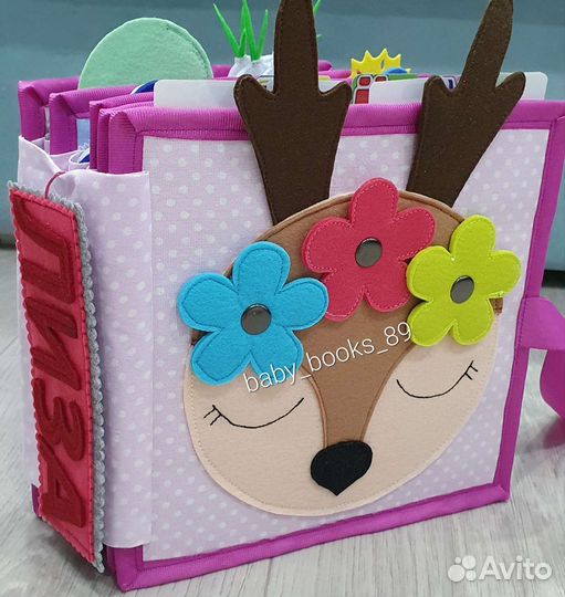 Книга из фетра для детей