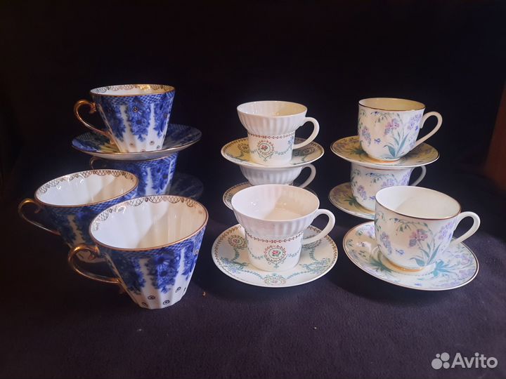 Чашка с блюдцем лфз