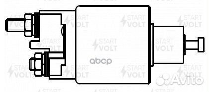 Реле втягивающее стартера renault duster