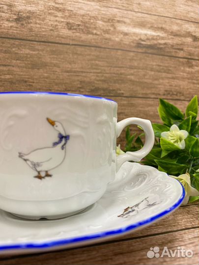 Чашка с блюдцем 
