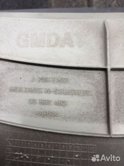 Накладка декоративная Chevrolet Lacetti седан 1.6