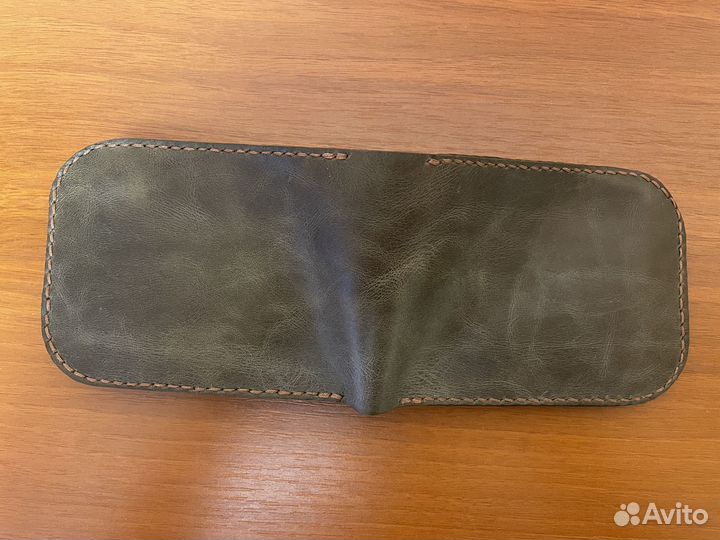 Бумажник из натуральной кожи ручная работа
