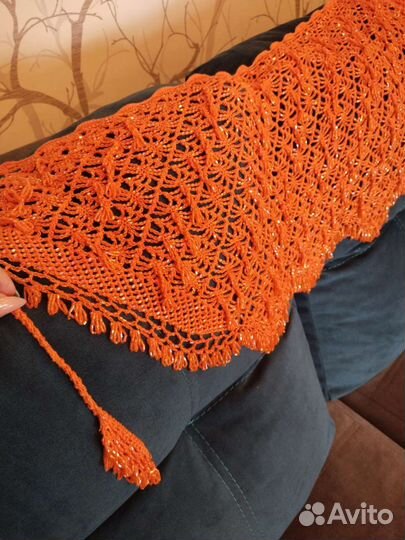 Пояс платок бисерный для танца живота