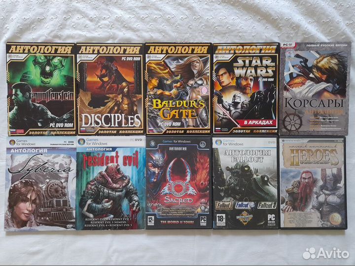 Старые игры в dvdbox