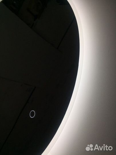 Зеркало 80см. круглое парящее с подсветкой