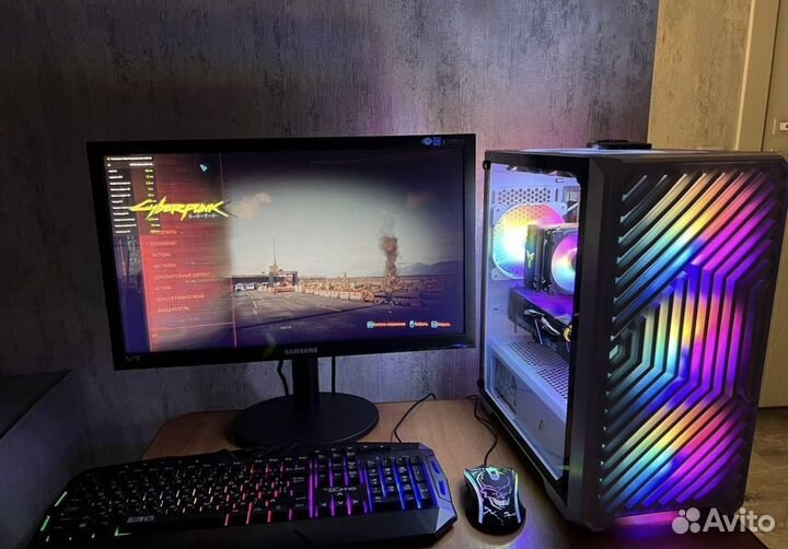 Игровой пк с монитором