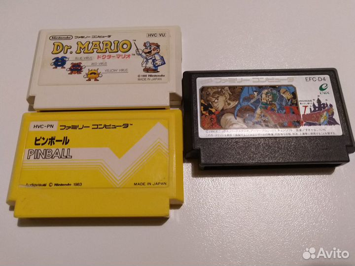 Картриджи Dendy / Famicom