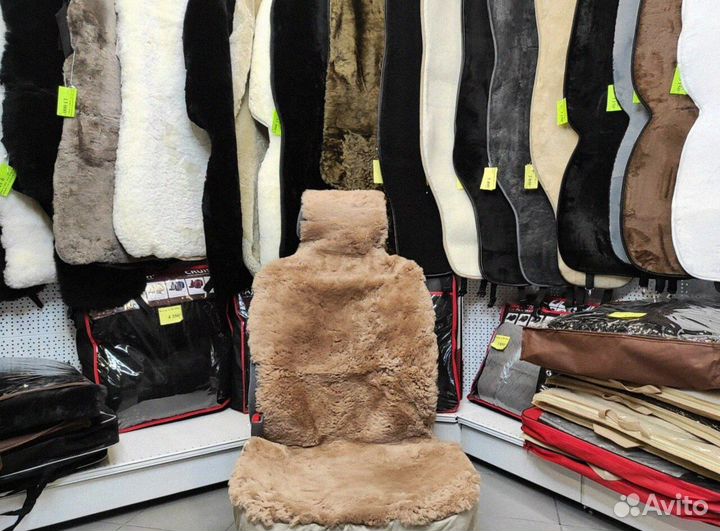 Меховые Накидки Чехлы на сиденья Peugeot 408