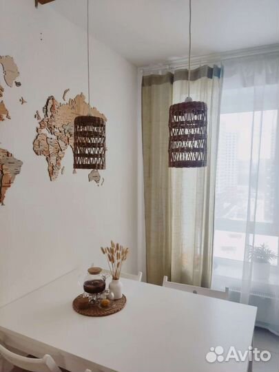 Абажур плетеный