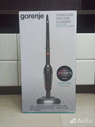 Пылесос Gorenje SVC144FBK, черный