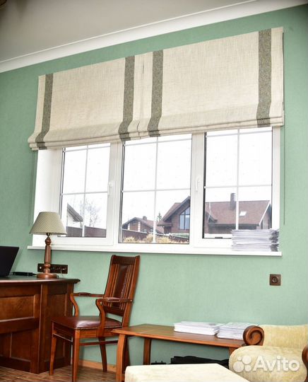 Римские шторы. Замер, доставка, монтаж