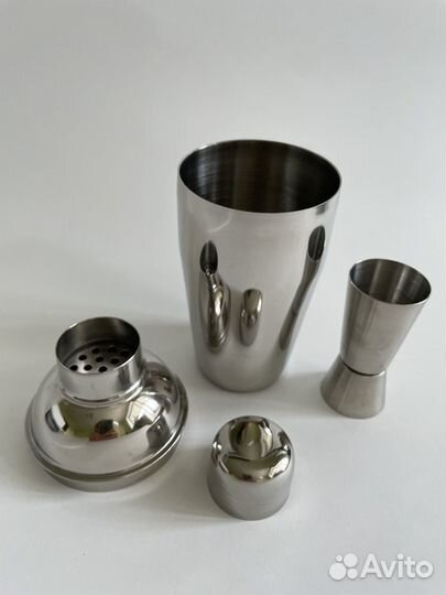 Шейкер и джиггер для коктейлей новые