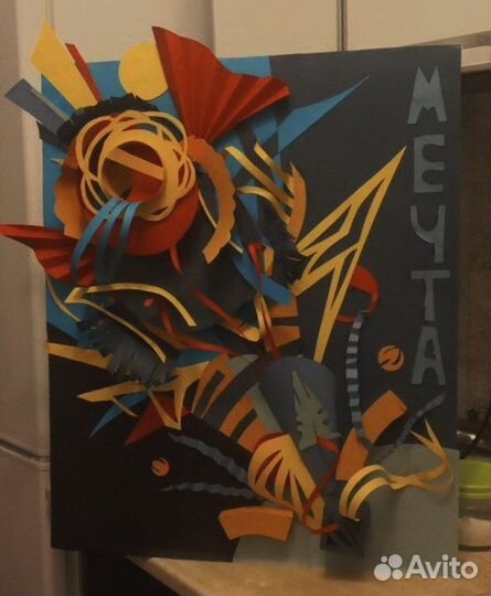 Бумажное панно/макет под заказ